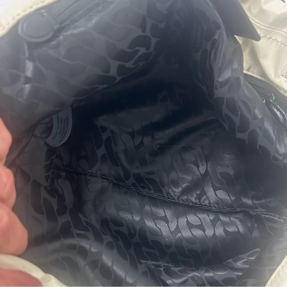 Rebecca Minkoff Zero Gravity Chantilly Leather Metallic Chain Shoulder Tote Bag - Picture 8 of 15